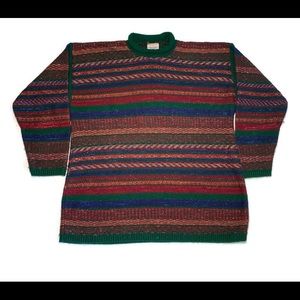 VTG Huntington Ridge Multicolored Striped Sweater